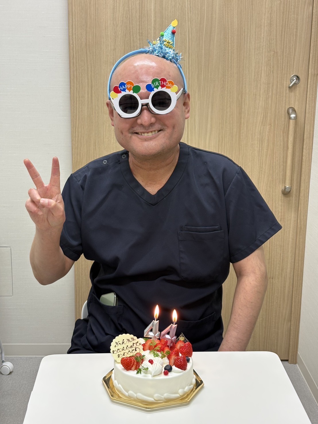 🎂院長のお誕生日をお祝いしました🎉